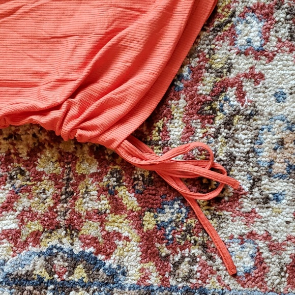 LAST ONE! Tangerine orange soft button round scoop collar size… - Picture 7 of 7